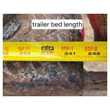 2017 Rice Heavy-Duty Dual Axle Equipment Trailer with 20