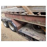 Heavy Duty Trailer House Frame Trailer for Farm / Yard Use - Beams Sold Separate