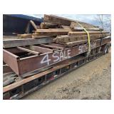 Heavy Duty Trailer House Frame Trailer for Farm / Yard Use - Beams Sold Separate