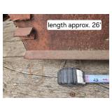 Heavy Duty Trailer House Frame Trailer for Farm / Yard Use - Beams Sold Separate