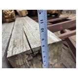 Lot of Assorted Reclaimed Wood Beams and Timbers - Trailers Not Included