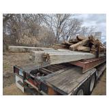 Lot of Assorted Reclaimed Wood Beams and Timbers - Trailers Not Included