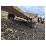 Used Utility Trailer with Wooden Bed and Spare Tire
