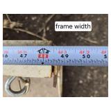 Used Utility Trailer with Wooden Bed and Spare Tire