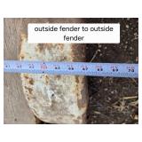 Used Utility Trailer with Wooden Bed and Spare Tire