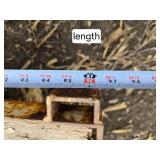 Used Utility Trailer with Wooden Bed and Spare Tire