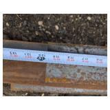 Pallet of Scrap Metal Collection with Various Sheets and Rods