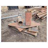 9 1/2" x 12" Sheet Metal Pieces and Other Drops