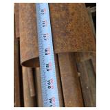 Huge Pile of Mixed Steel Pieces and Parts - I Beam is 105", Tube is 15