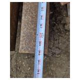 Huge Pile of Mixed Steel Pieces and Parts - I Beam is 105", Tube is 15