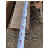 Huge Pile of Mixed Steel Pieces and Parts - I Beam is 105", Tube is 15