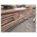 Huge Pile of Mixed Steel Pieces and Parts - I Beam is 105", Tube is 15