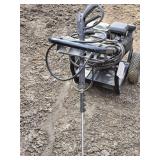 Used Brute 3000 PSI Pressure Washer with Honda GC190 Engine - Needs Recoil Replaced or Repaired and Tire Fixed