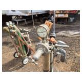 Vintage Industrial Air Regulator and Welding Lamp