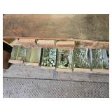 Huge Wooden Bolt Cabinet with Assorted Hardware Drawers - Many with Hardware