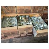 Huge Wooden Bolt Cabinet with Assorted Hardware Drawers - Many with Hardware