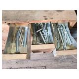 Huge Wooden Bolt Cabinet with Assorted Hardware Drawers - Many with Hardware