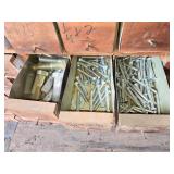 Huge Wooden Bolt Cabinet with Assorted Hardware Drawers - Many with Hardware