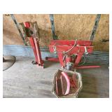 Used Red Hydraulic Pipe Bender with Accessories