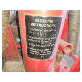 Used Red Hydraulic Pipe Bender with Accessories