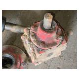 Used Heavy-Duty Gearbox with Mounting Plate - One is Really Loose