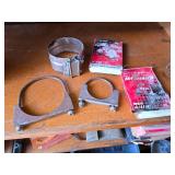 Assorted Exhaust Clamps and Heavy Duty Clamps