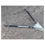 Used Vehicle Tow Bar with Chains and Mounting Brackets