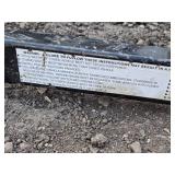 Used Vehicle Tow Bar with Chains and Mounting Brackets