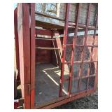 Red Livestock or Utility Trailer for Farm or Yard Use