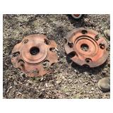 Pair of Vintage Allis Chalmers Wheel Weights