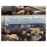 Vintage Silent Scotts Push Reel Lawn Mower and Hand Seed Planter