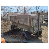 Vintage Co-Op Wooden Farm Trailer