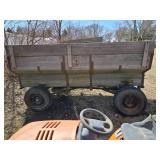 Vintage Co-Op Wooden Farm Trailer