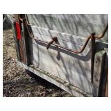 Vintage Co-Op Wooden Farm Trailer