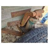 Vintage Co-Op Wooden Farm Trailer