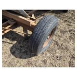 Vintage Co-Op Wooden Farm Trailer