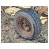 Vintage Co-Op Wooden Farm Trailer