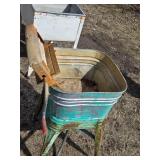 Vintage Washtub and Ringer