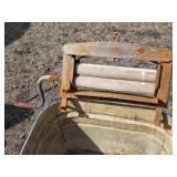 Vintage Washtub and Ringer