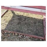 Wooden Chicken Coop with Wire Mesh Panels