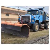 Used Ford Plow Truck with Falls Snowplow and Plow Wing City of Lake Lillian