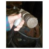 Bobcat C15 auger - new head on it, accepts both hex and round shaft