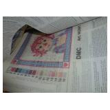 Raggedy Ann needlepoint canvas, wall hangings and more