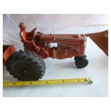 1950s Minneapolis Moline tractor and manure spreader