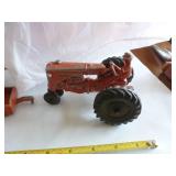 1950s Minneapolis Moline tractor and manure spreader
