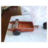 1950s Minneapolis Moline tractor and manure spreader