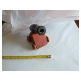 vintage wood toy cannon