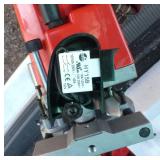 Plunge router with broken plastic handle