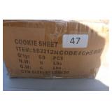 Box of 50 silicone cookie sheets