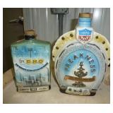 FIVE Vintage decorative Jim Beam decanters